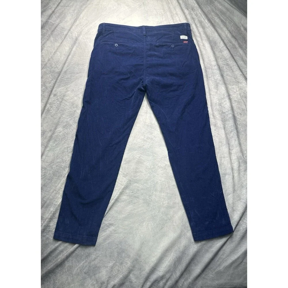 Levi’s Chino Corduroy Pants Mens 36x32 Blue Slacks Standard Taper